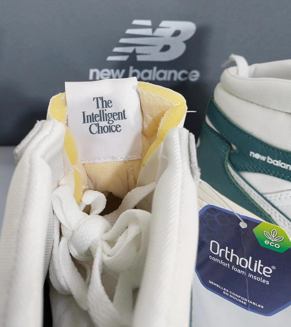 New Balance 650 high top sneakers - white / teal green 41.5EU – photo 7